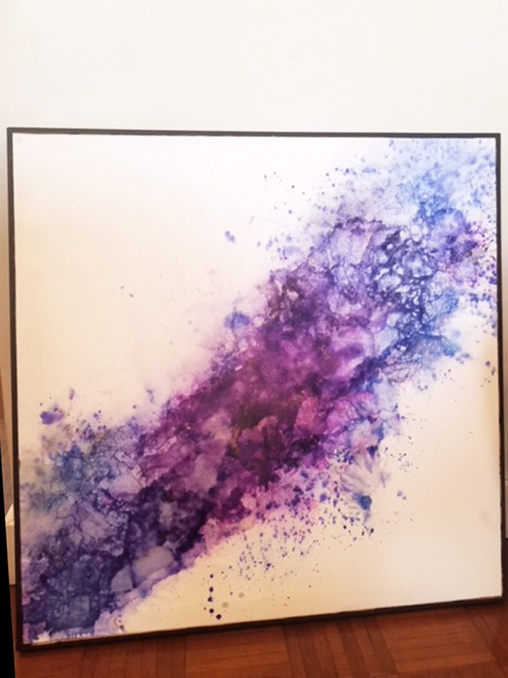 Galaxy Abstract Original Artwork by Marie Paddon